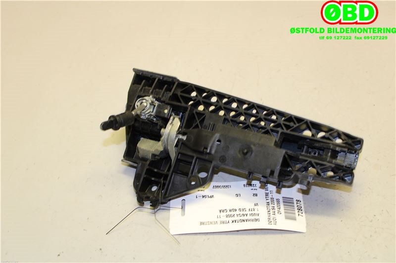 Dørhåndtak utv venstre foran til Audi A4 2007-2014 (Type IV) (B8) (B8) (AUDI|8T0 837 205 A|)