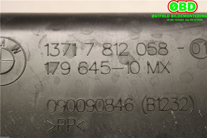 Diverse deler til BMW X5 2007-2013 (E70) (E70) (BMW|13 71 7 812 058||13717812058)