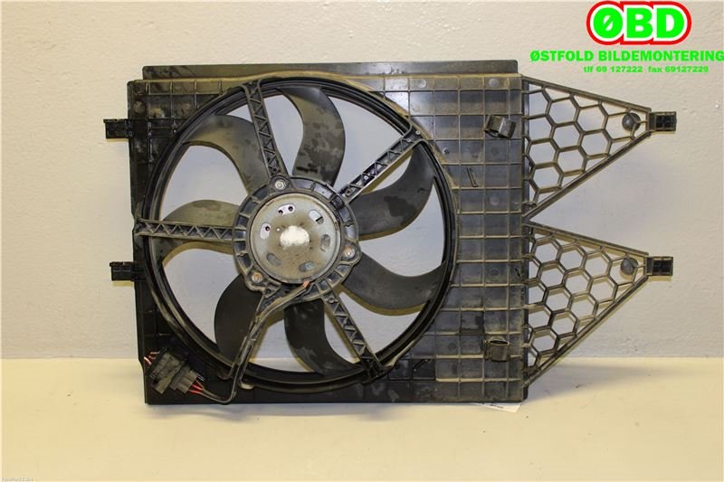 Kjølevifte til Škoda Fabia 2010-2014 (Type II, Fase 2)  (SKODA|6R0 959 455 C|6R0 959 455 E|)