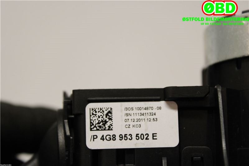 Bryter combi til Audi A6 2011-2014 (Type IV, Fase 1) (C7) (C7) (AUDI|4G8 953 502 E||4G8953502E)