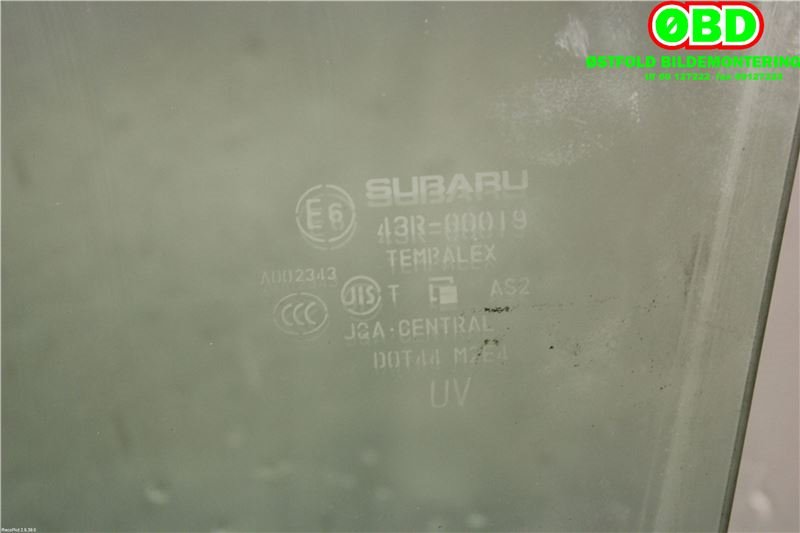 Siderute høyre foran til Subaru Impreza 2008-2012 (Type III)  (SUBARU|61011FG100|)