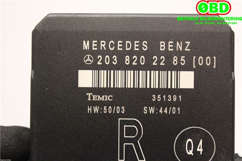 Styreenhet dør venstre foran til Mercedes C-Klasse 2004-2007 (Fase 2) (W203) (W203) (MERCEDES|A 203 820 22 85||2038202285)