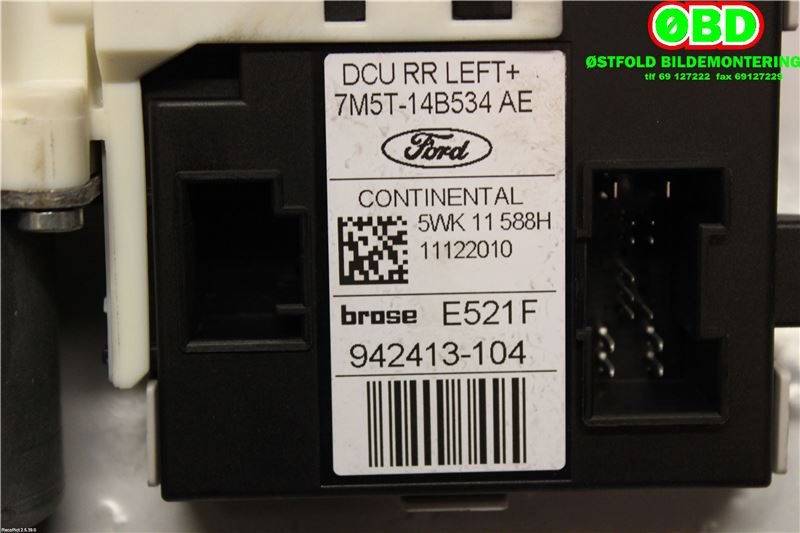 Ruteheis venstre bak til Ford Focus 2008-2010 (Type II, Fase 2)  (FORD|1776007||7M5T14B534AE)