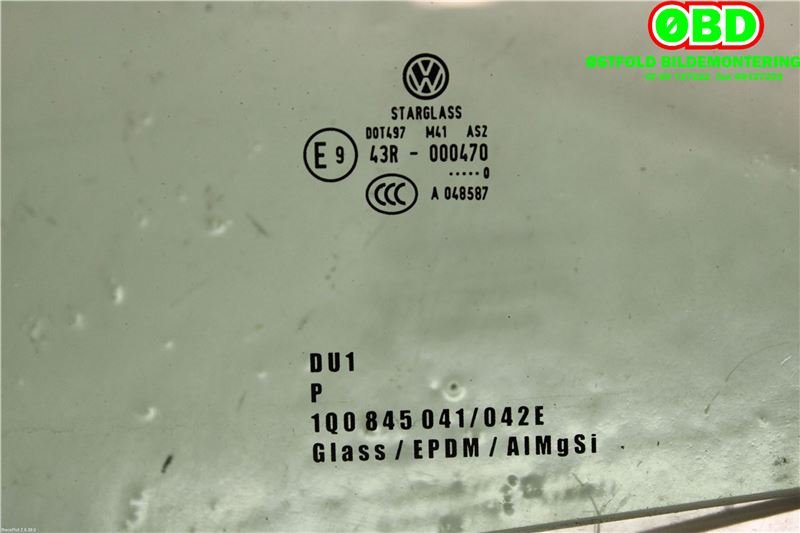 Diverse deler til VW EOS 2006-2013  (VOLKSWAGEN|1Q0 845 041 G|1Q0 845 041 H|)