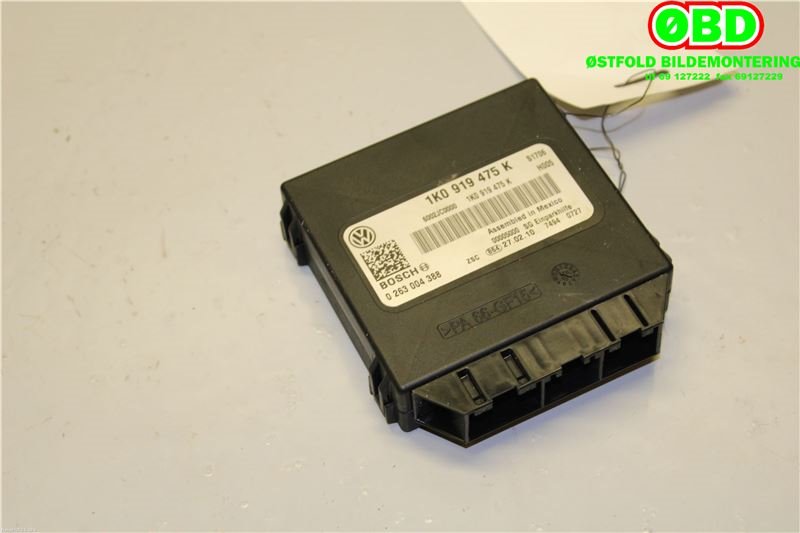 Styreenhet parkering til VW EOS, 2006-2013  (VOLKSWAGEN|1K0 919 475 K)