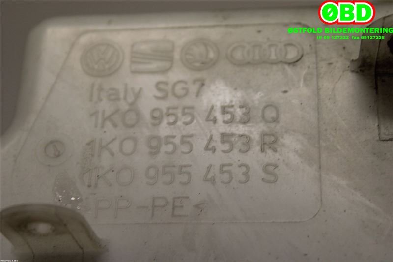 Spylertank til VW EOS 2006-2013 (VOLKSWAGEN|1K0 955 453 S||1K0955453S)