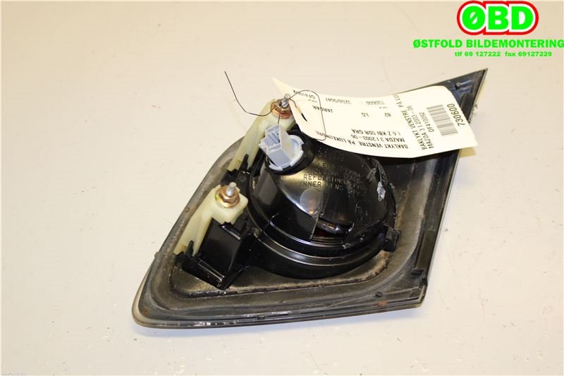 Baklykt venstre indre til Mazda 3 2003-2005 (Type I, Fase 1)  (MAZDA|BP4N513G0C|)