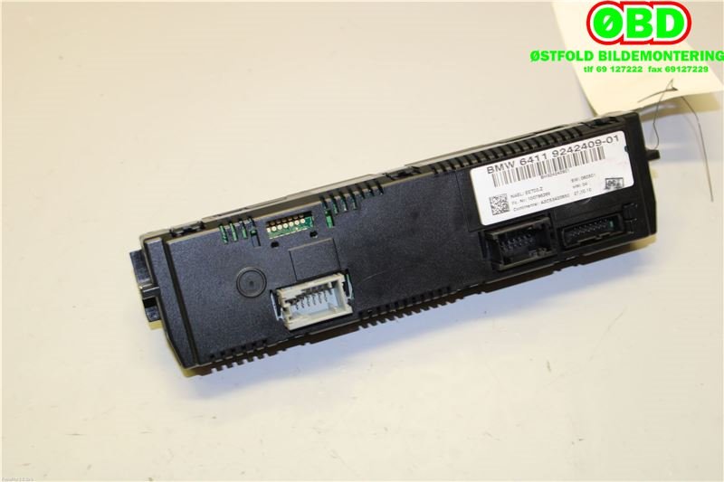 Varmeapparat betjening til BMW X1 2009-2015 (E84) (E84) (BMW|64119292262||64119242409)
