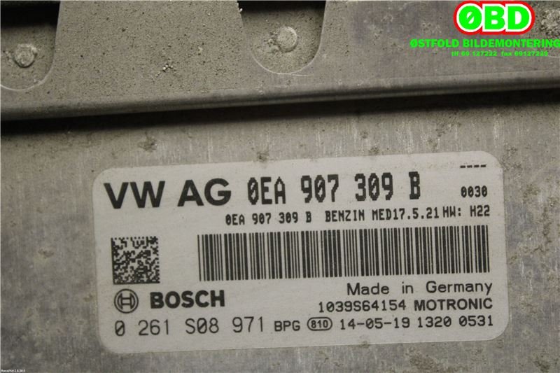 Styreenhet diverse til VW E-Up 2013-2019  (VOLKSWAGEN|0EA 906 016 B||0EA907309B)