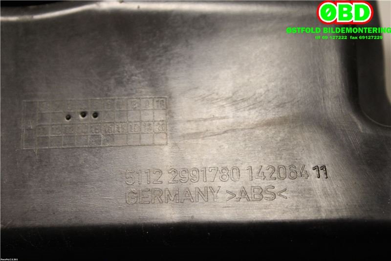 Diverse deler til BMW X1 2009-2015 (E84) (E84) (BMW|51 12 2 991 780||51122991780)