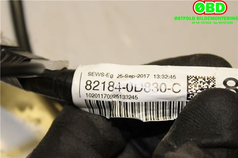 Ledningsnett til Toyota Yaris 2014-2020 (Type III, Fase 2)  (TOYOTA|821840D830||821840D830C)