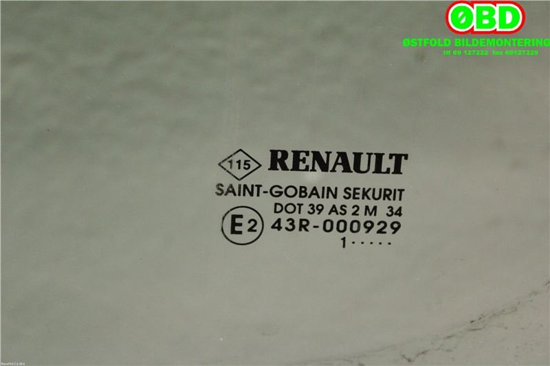 Siderute venstre foran til Renault Kangoo 2008-2021 (Type II)  (RENAULT|8200439460|)