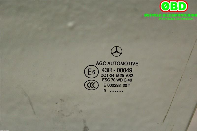 Siderute venstre foran til Mercedes GLK 2008-2015 (X204) (X204) (A 204 725 07 10|A 204 725 03 00|)