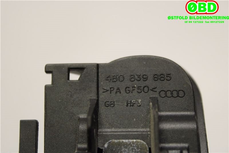 Dørhåndtak utv høyre foran til Audi A4 2001-2004 (Type II) (B6) (B6) (AUDI|8E0 839 207||4B0839885)