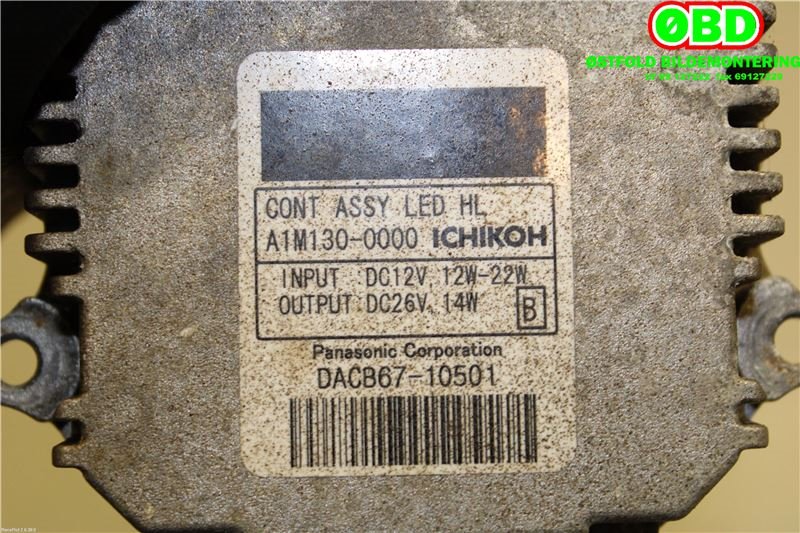 Styreenhet xenon/ballast til Nissan Leaf 2011-2017 (Type I)  (NISSAN|260553NK5A|A1M1300000)