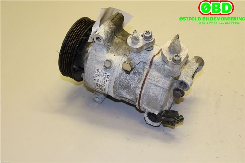 Aircondition kompressor til VW Polo 2014-2017 (Type V, Fase 2)  (VOLKSWAGEN|5Q0 820 803 F|5Q0 820 803 K|5Q0820803G)