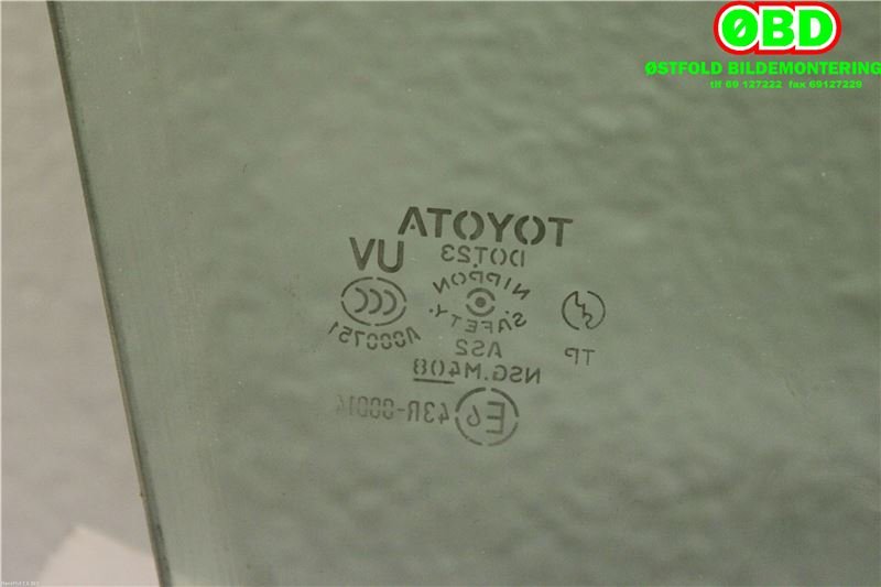 Siderute høyre foran til Toyota RAV4 2000-2006 (Type II)  (TOYOTA|6810142120|)