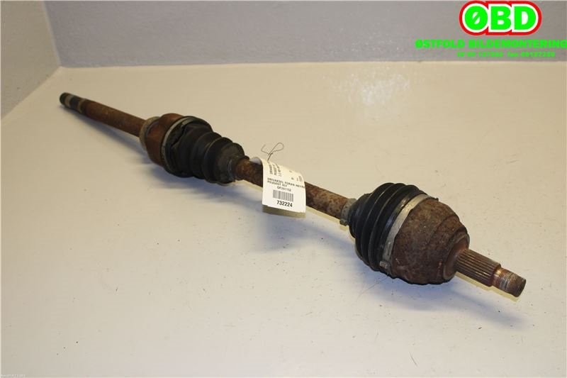 Drivaksel høyre foran til Peugeot 807 2003-2009 (PEUGEOT|3273HV|3273TG|)