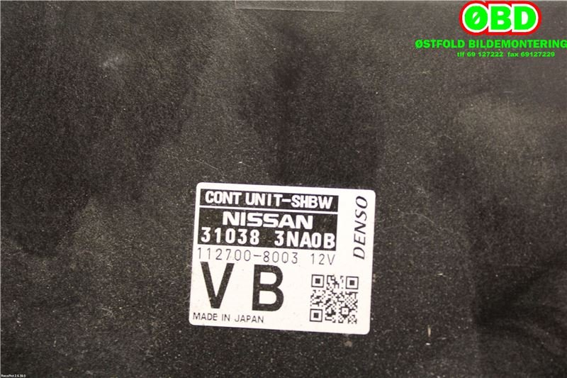 Styreenhet diverse til Nissan Leaf 2011-2017 (Type I)  (NISSAN|310383NA0B|)
