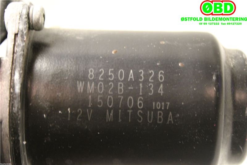 Viskermotor frontrute til Peugeot iOn 2011-2020  (PEUGEOT|6405SE||8250A326)