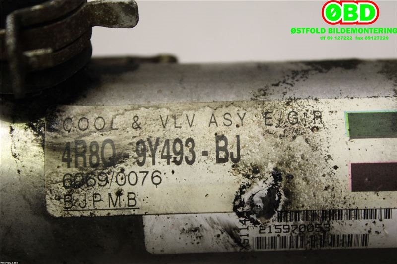 EGR-ventil til Land Rover Range Rover Sport 2005-2013 (LAND-ROVER|1316149|LR018466|4R8Q9Y493BJ)