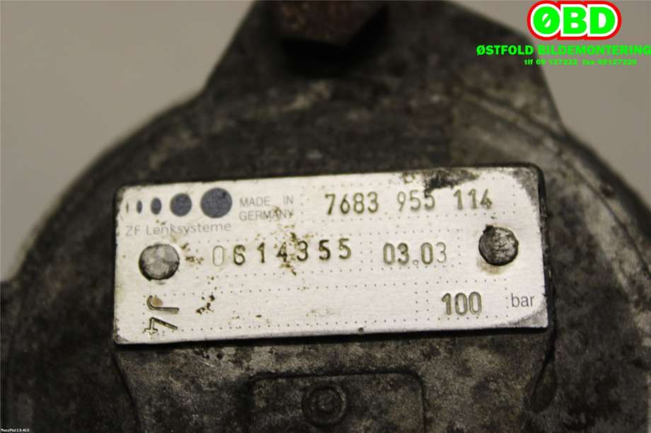 Servo pumpe mekanisk til Peugeot Boxer 2002-2006 (Type II)  (PEUGEOT|4007Y8|)