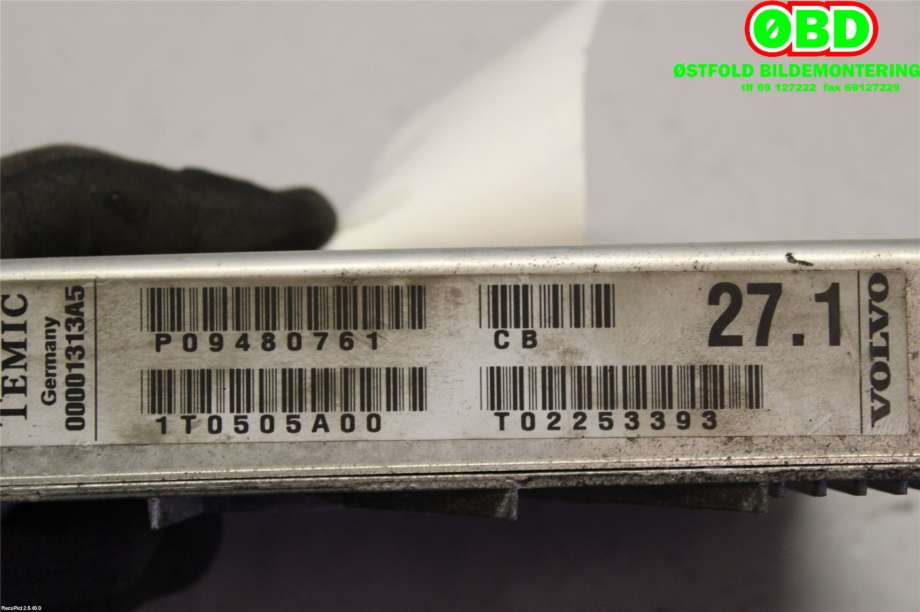 Styreenhet girkasse til Volvo V70 2000-2004 (Type II, Fase 1)  (VOLVO|9480761|)