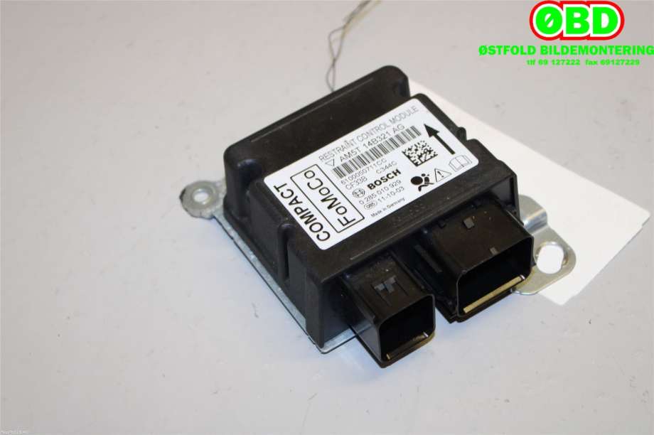 Airbag elektronikk til Ford C-Max 2010-2015 (Type II, Fase 1) (FORD|1751740||AM5T14B321AG)