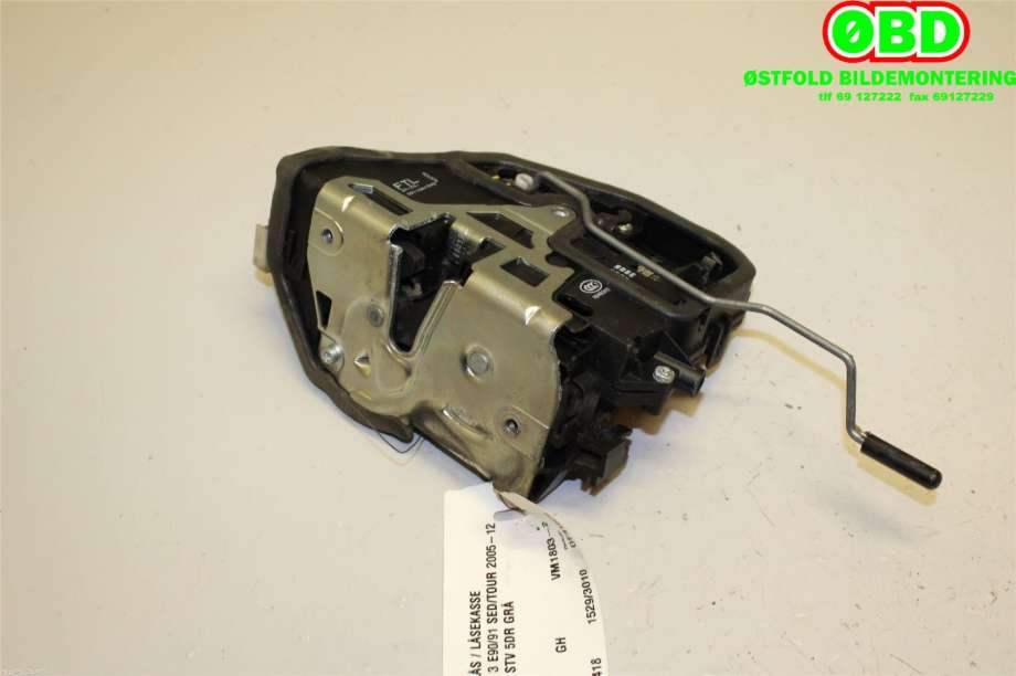 Låsekasse venstre til BMW 3-Serie, 2005-2011 (E90/E91/E92/E93) (E90/E91/E92/E93) (BMW|51 21 7 202 143)