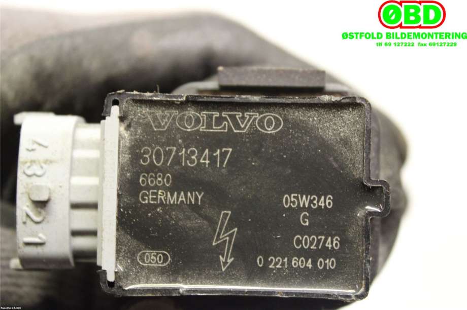 Coil elektronisk til Volvo C70 2006-2010 (Type II, Fase 1)  (VOLVO|30713417|)