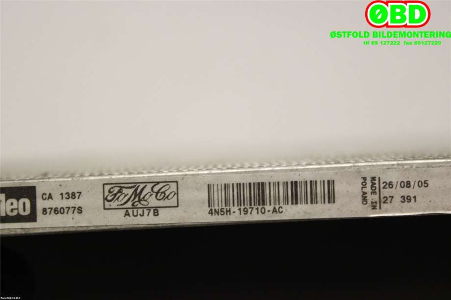 Aircondition radiator til Volvo C70 2006-2010 (Type II, Fase 1)  (VOLVO|31418515||4N5H19710AC)
