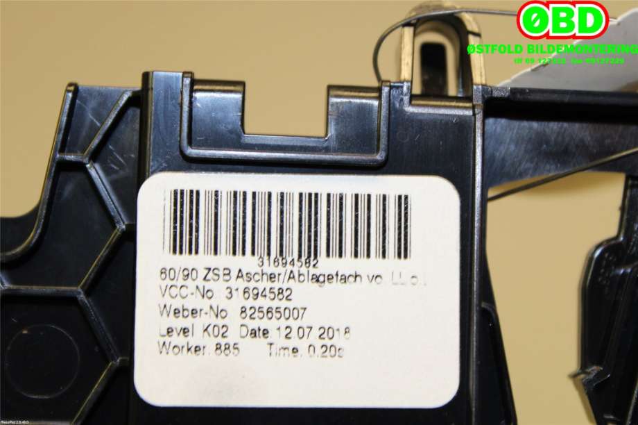 Dashbord askebeger til Volvo XC60 2017-->> (Type II)  (Volvo|31403356||31694582)