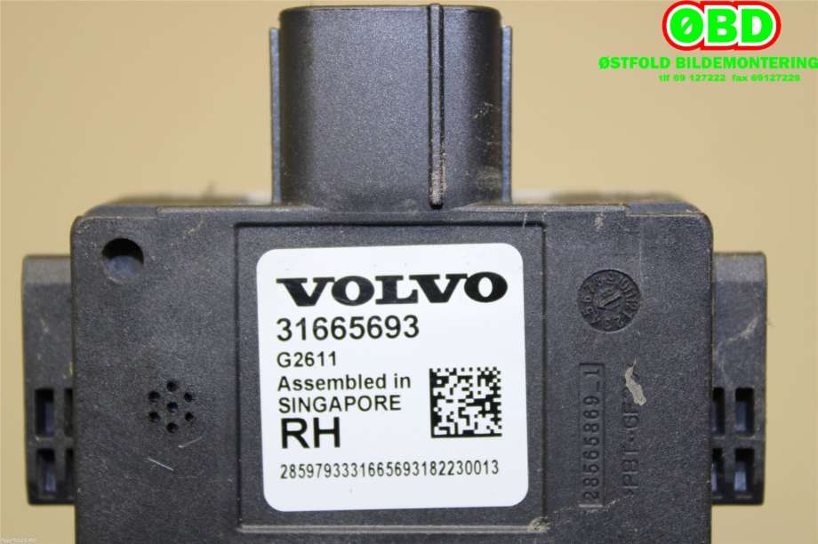 Sensor radar til Volvo XC60 2017-->> (Type II)  (Volvo|31665693|)