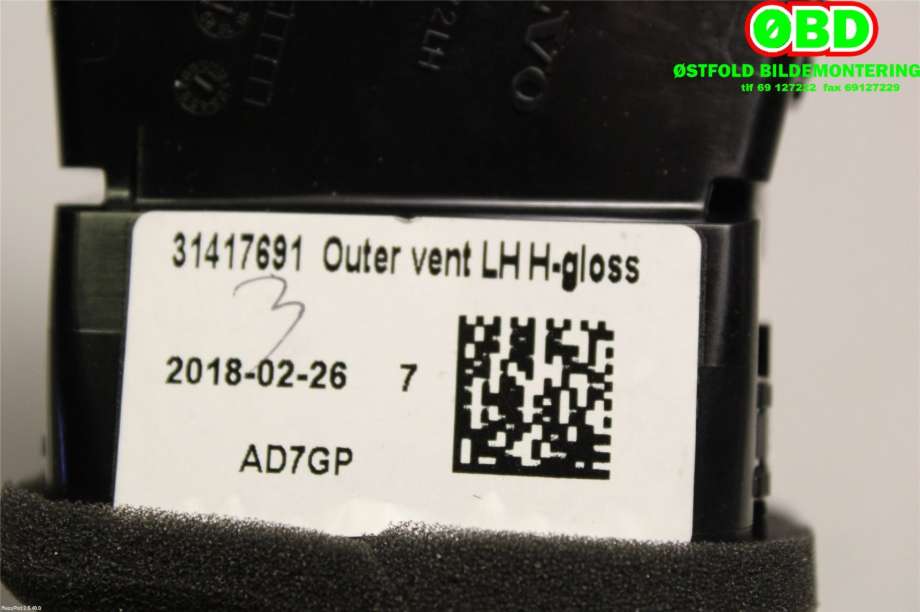 Diverse deler til Volvo XC60 2017-->> (Type II)  (Volvo|31417691|)