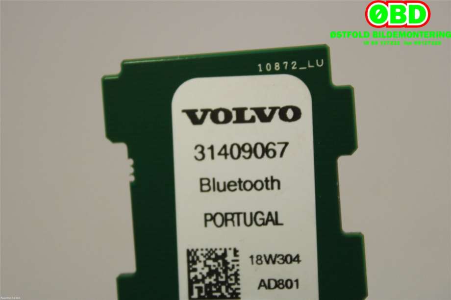 Bilstereo diverse til Volvo XC60 2017-->> (Type II) (Volvo|31409067|)