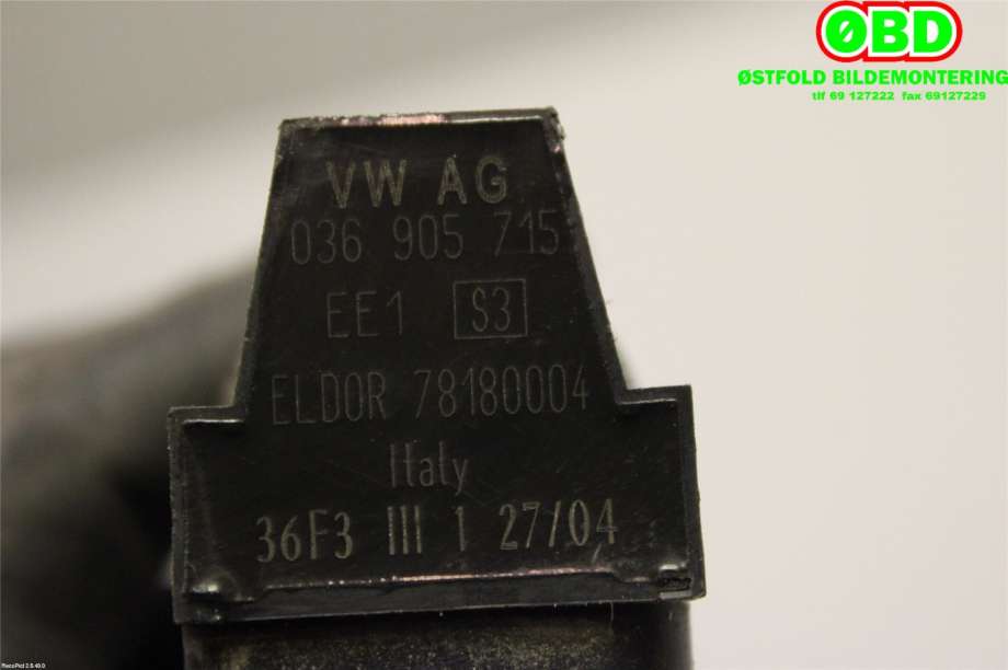 Coil elektronisk til VW Golf V, Combi 2003-2008  (VOLKSWAGEN|036 905 715 F|036 905 715 H|036905715)