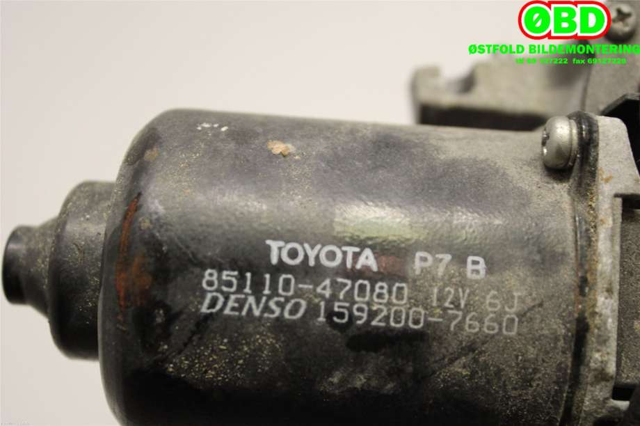Viskermotor frontrute til Toyota Prius 2004-2009 (Type II) (COMBI) (COMBI) (TOYOTA|8511047080|1592007660)