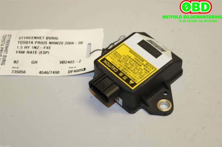 Styreenhet diverse til Toyota Prius 2004-2009 (Type II) (COMBI) (COMBI) (TOYOTA|8918047010|1745005234|8918348010)