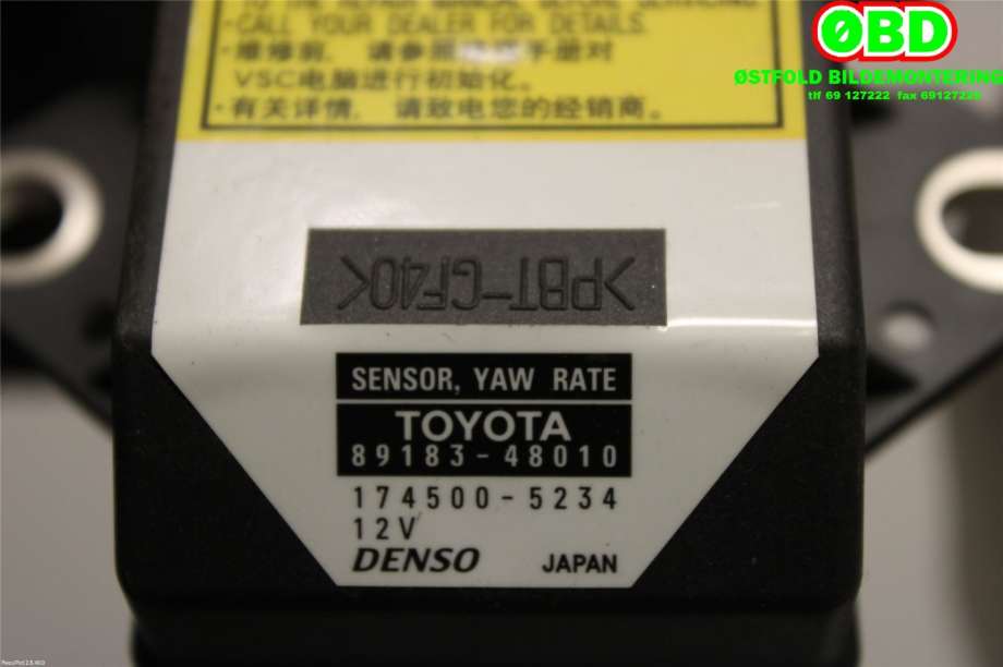 Styreenhet diverse til Toyota Prius 2004-2009 (Type II) (COMBI) (COMBI) (TOYOTA|8918047010|1745005234|8918348010)
