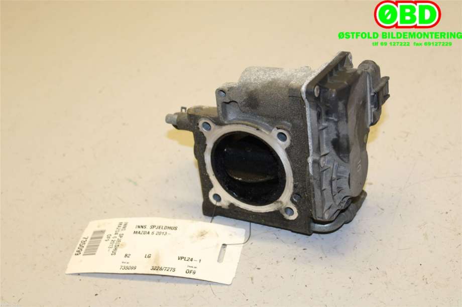 Spjeldhus til Mazda 6 2010-2013 (Type II, Fase 2)  (SH01136B0|)