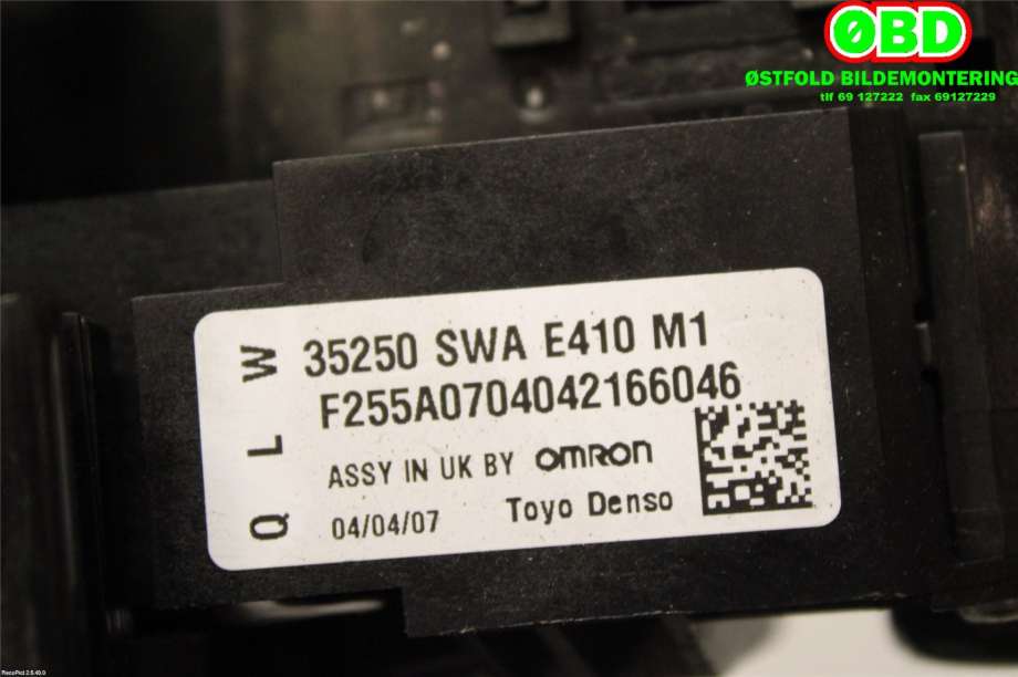 Bryter combi til Honda CR-V 2007-2012 (Type III)  (HONDA|35256SWAE41|35255SMGE21|31250SWAE41)