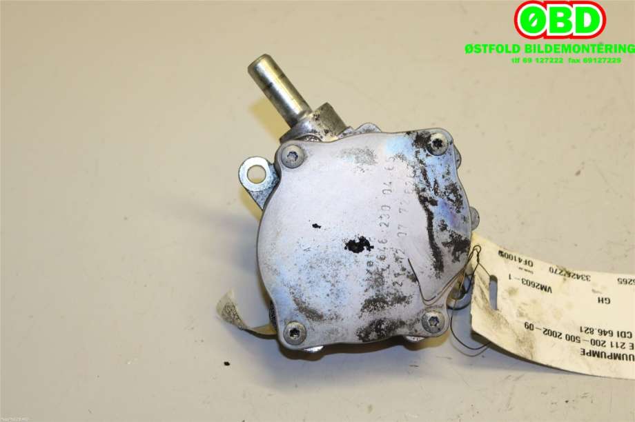 Vakuumpumpe til Mercedes E-Klasse 2006-2009 (Fase 2) (W211) (W211) (MERCEDES|A 646 230 04 65||6462300465)