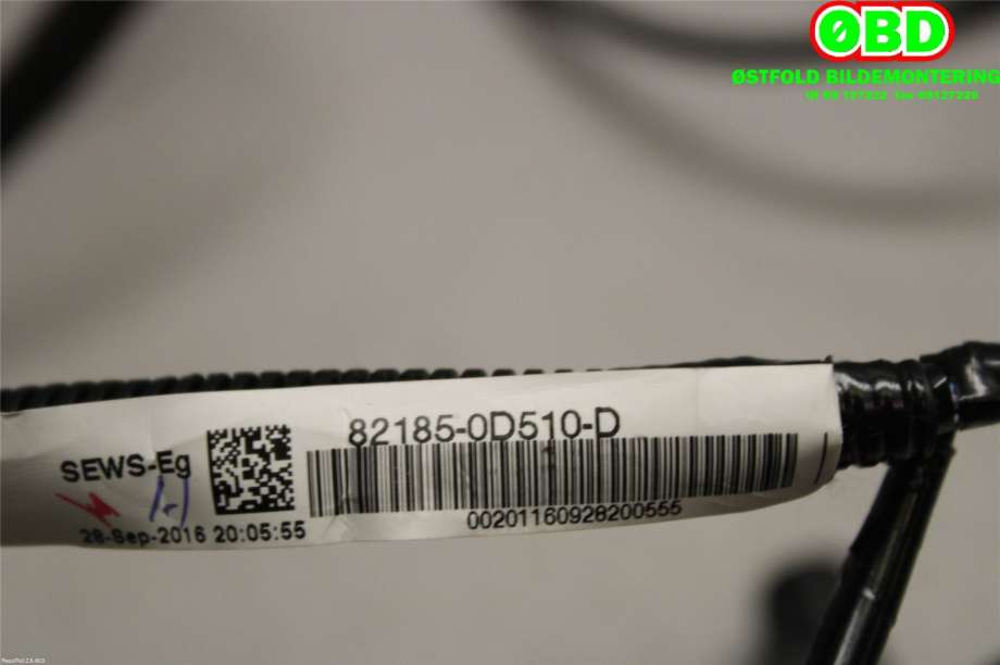 Ledningsnett til Toyota Yaris 2014-2020 (Type III, Fase 2) (TOYOTA|821850D510|821840D510|)