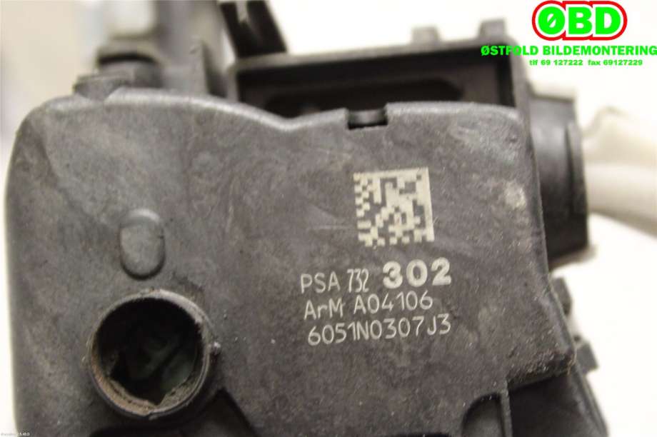 Låsekasse venstre bak til Peugeot 5008 2010-2017 (Type I)  (9137 V7|98 006 242 80|732302)