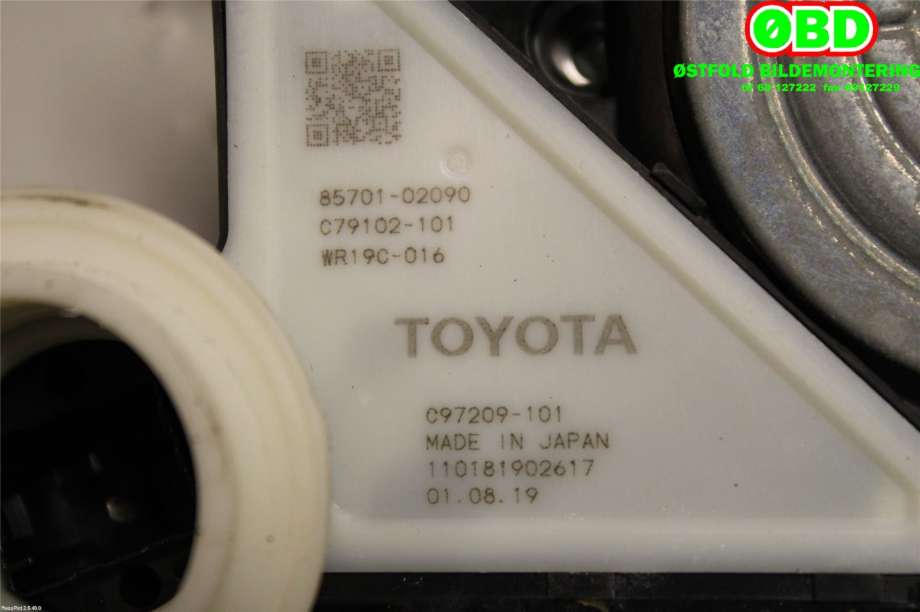 Ruteheis venstre bak til Toyota Corolla 2019-->> (TOYOTA COROLLA|6984002681|)