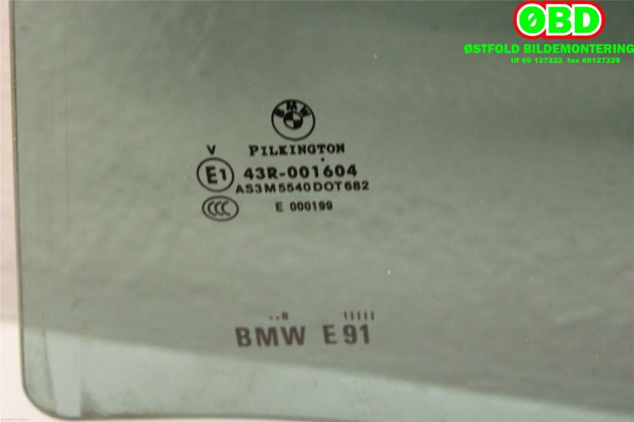 Siderute venstre bak til BMW 3-Serie 2005-2011 (E90/E91/E92/E93) (E90/E91/E92/E93) (BMW|51 35 7 145 265|)