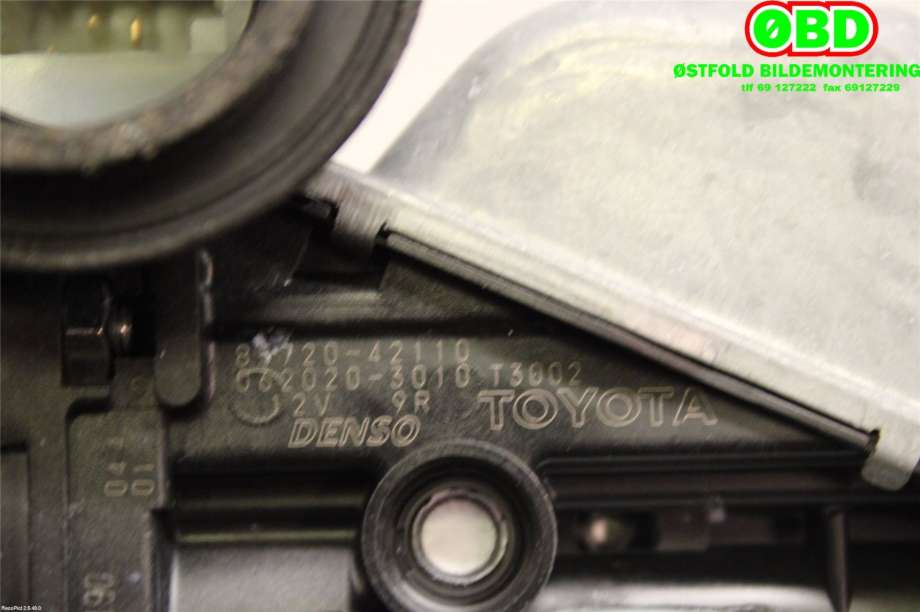 Ruteheis venstre foran til Toyota RAV4 2013-2015 (Type IV, Fase 1)