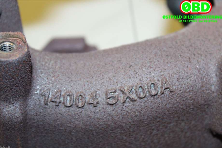 Manifold eksos til Nissan Navara 2005-2010 (Fase 1) (D40) (D40) 