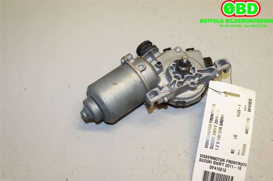 Viskermotor frontrute til Suzuki Swift 2011-2017  (SUZUKI||38110-71L00)