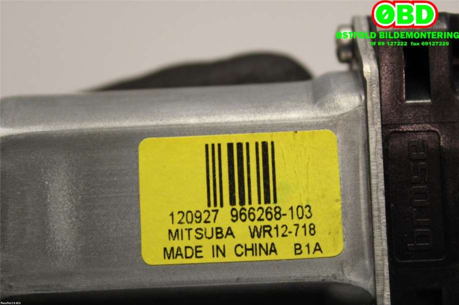Ruteheis venstre foran til Volvo V60 2010-2013 (Type I, Fase 1)  (VOLVO|31253061||966268103)